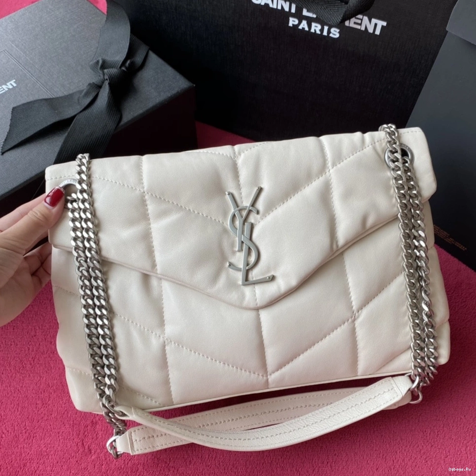 QUILTED LAMBSKIN PUFFER IN BAG SMALL YSL 0722